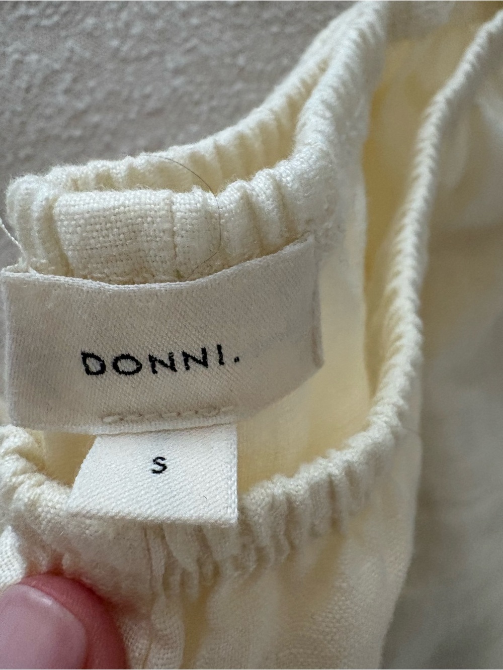 Donni The Linen Simple Pant - Picture 2 of 2